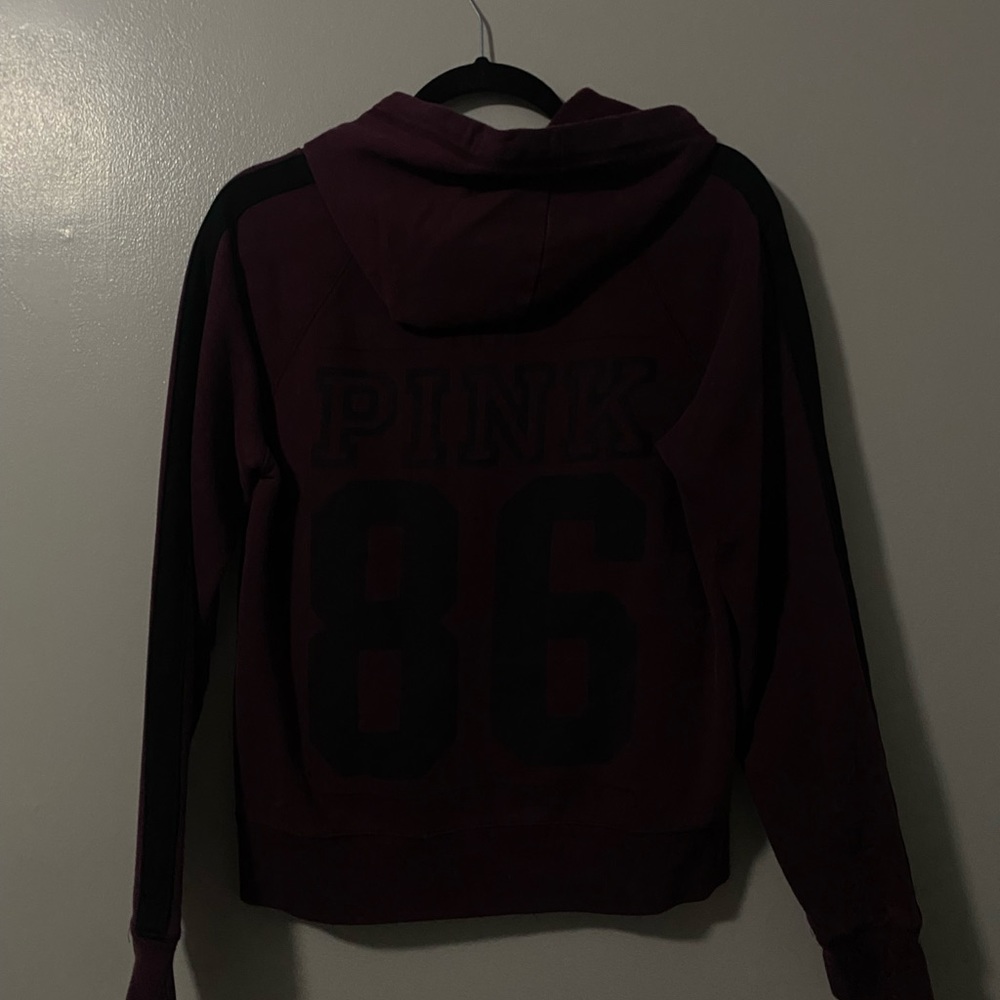 Burgundy oversized hoodie